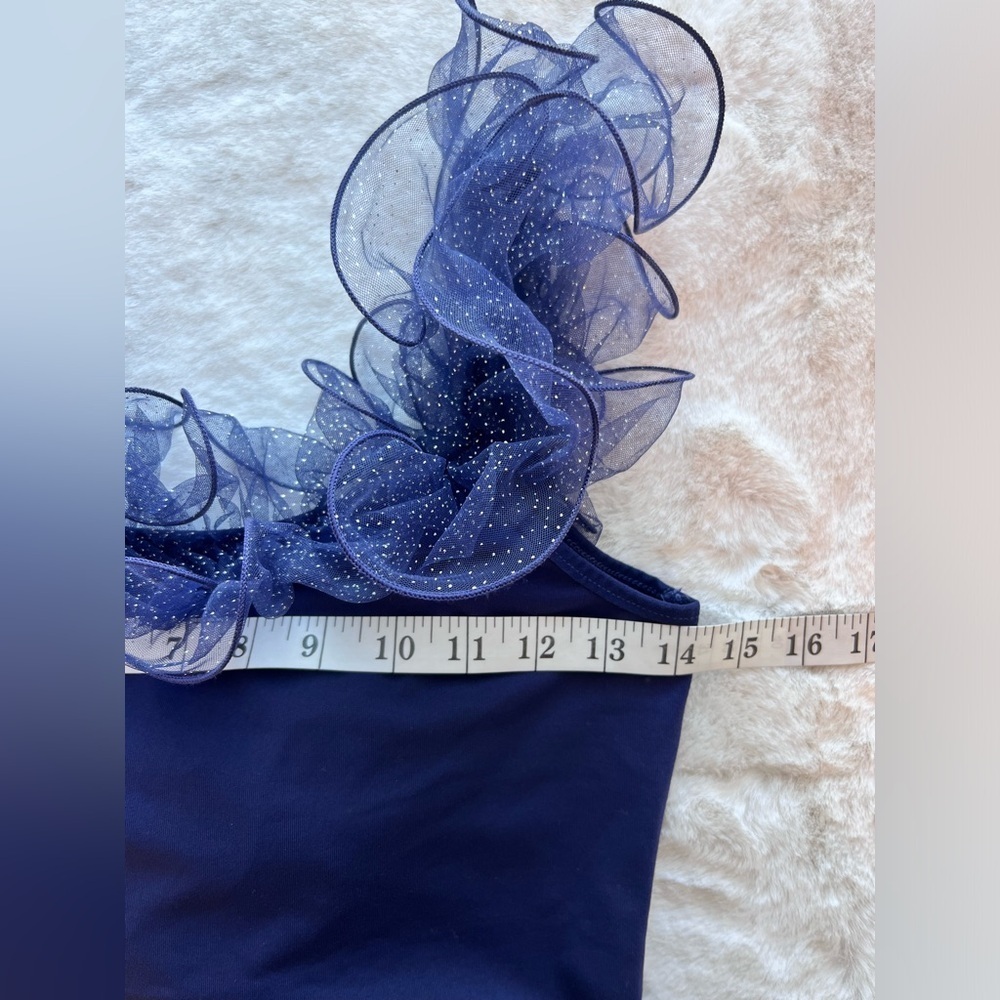 Free People Haute Streak Bodysuit in Blue size Large - Picture 5 of 9